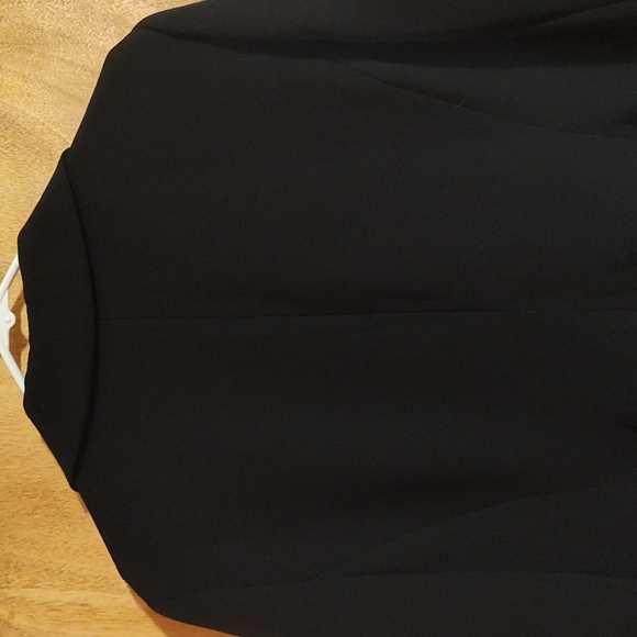 Tahari ASL Womens Double-Breasted Three-Quarter Length Dressy Overcoat Black 16 - Picture 9 of 14